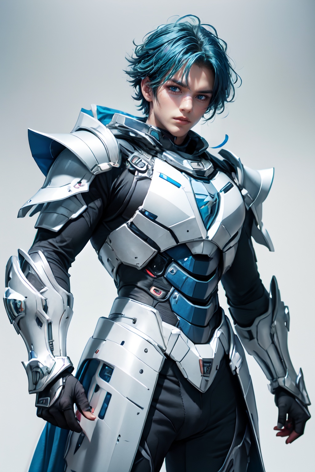 atai,1boy,armour,<lora:索泰_机甲V1.0-000006:1>,full_shot,