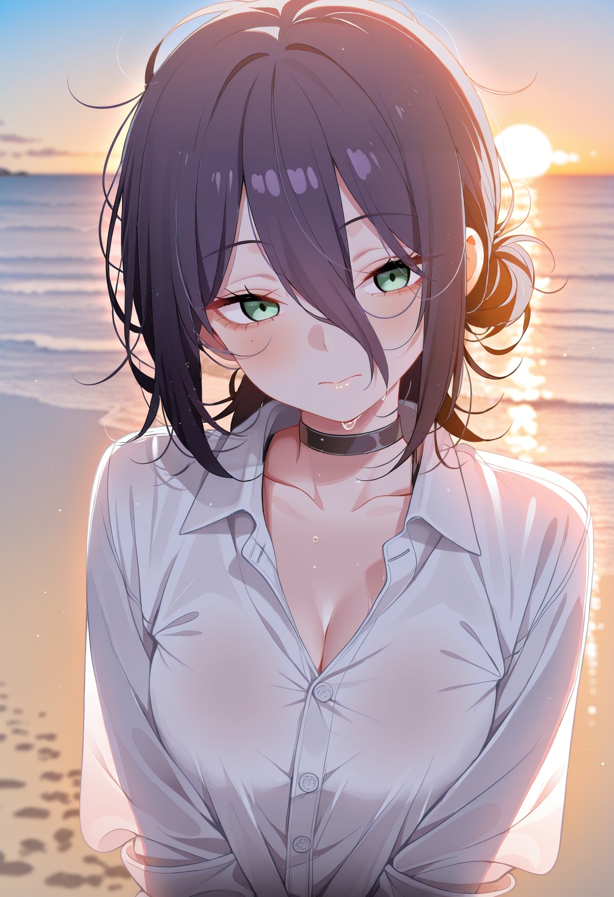 1girl,  reze \(chainsaw man\),  alternate hairstyle on Tensor.Art