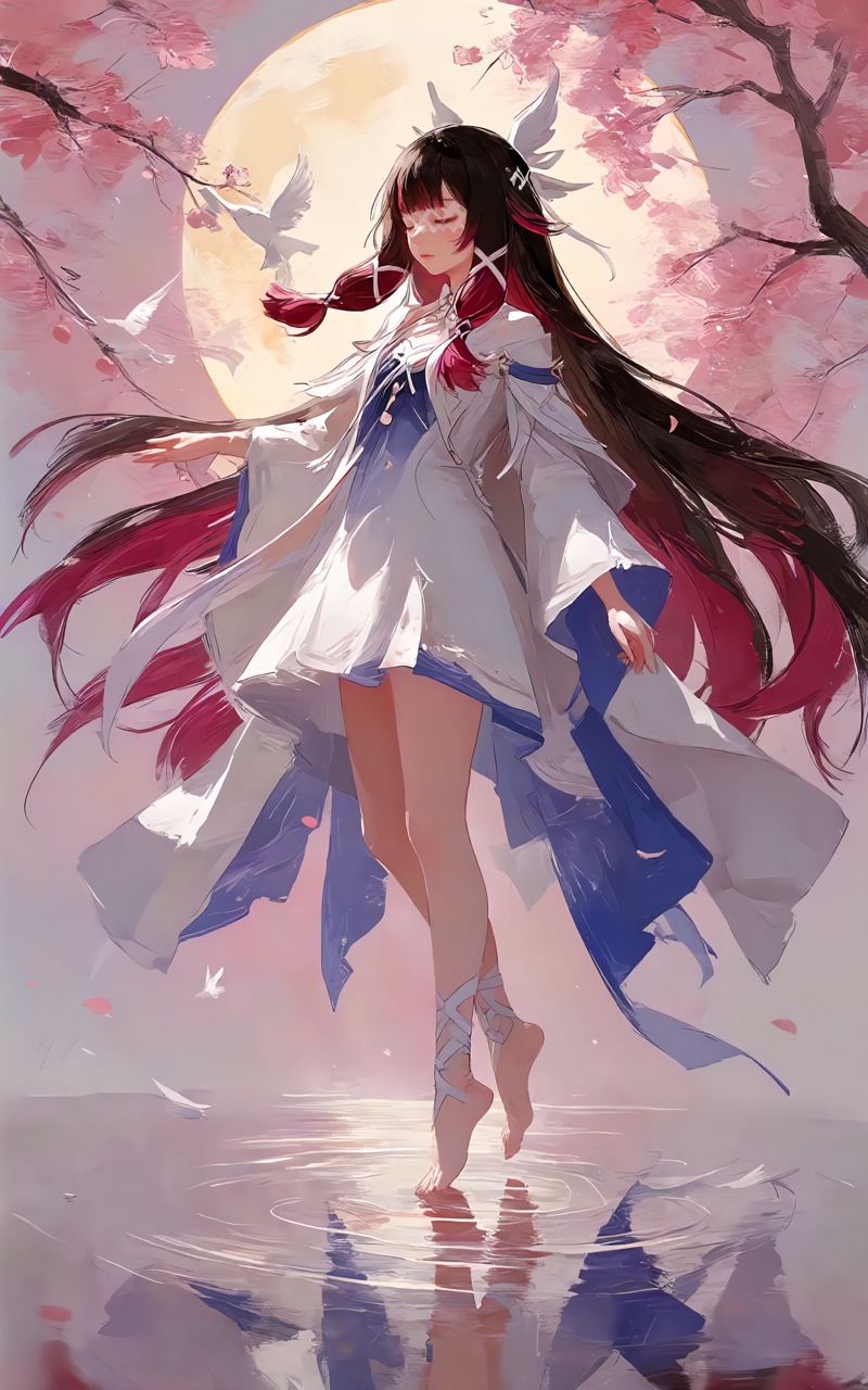 columbina \(genshin impact\),  1girl,  solo on Tensor.Art