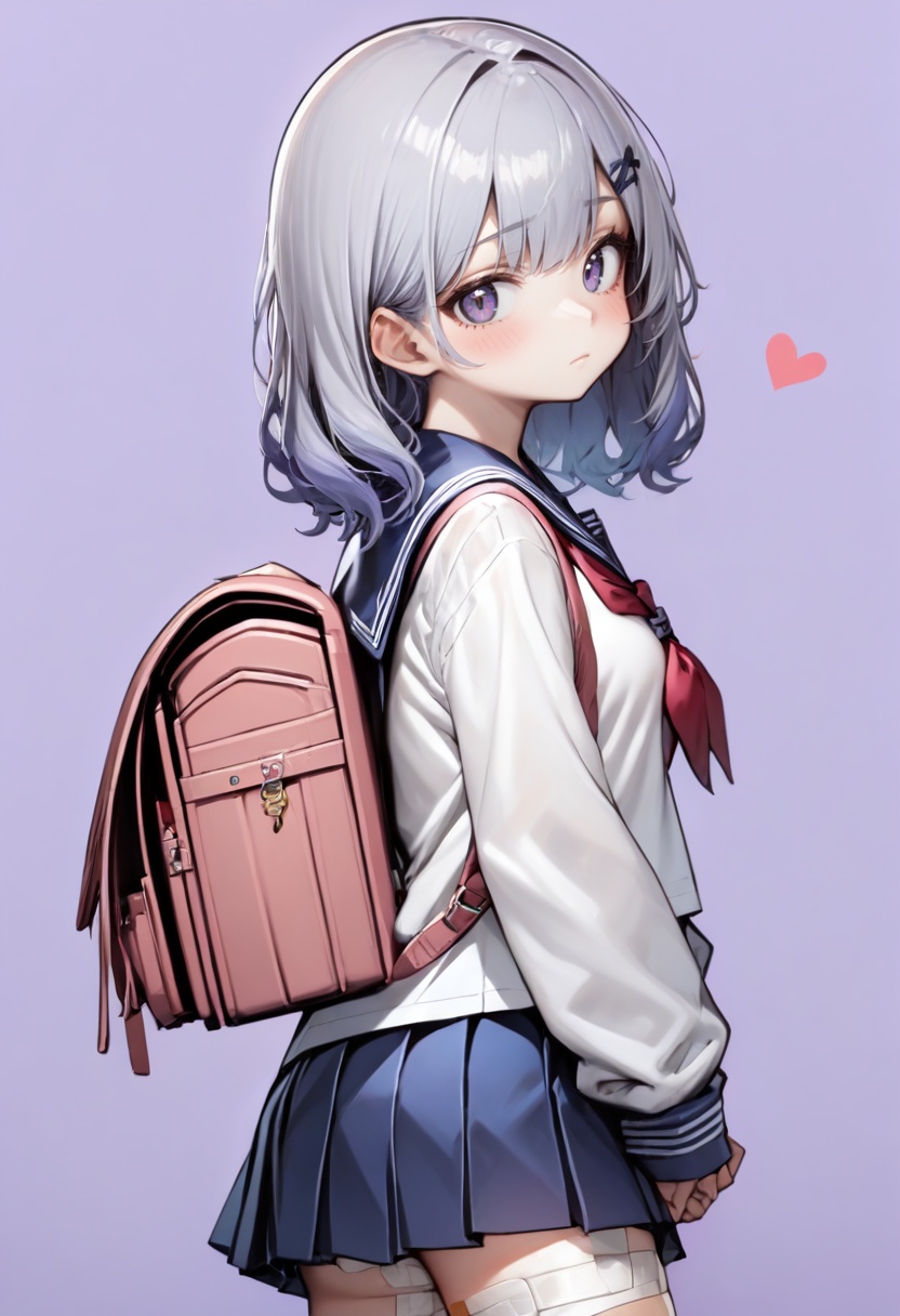 1girl,  backpack,  bag on Tensor.Art