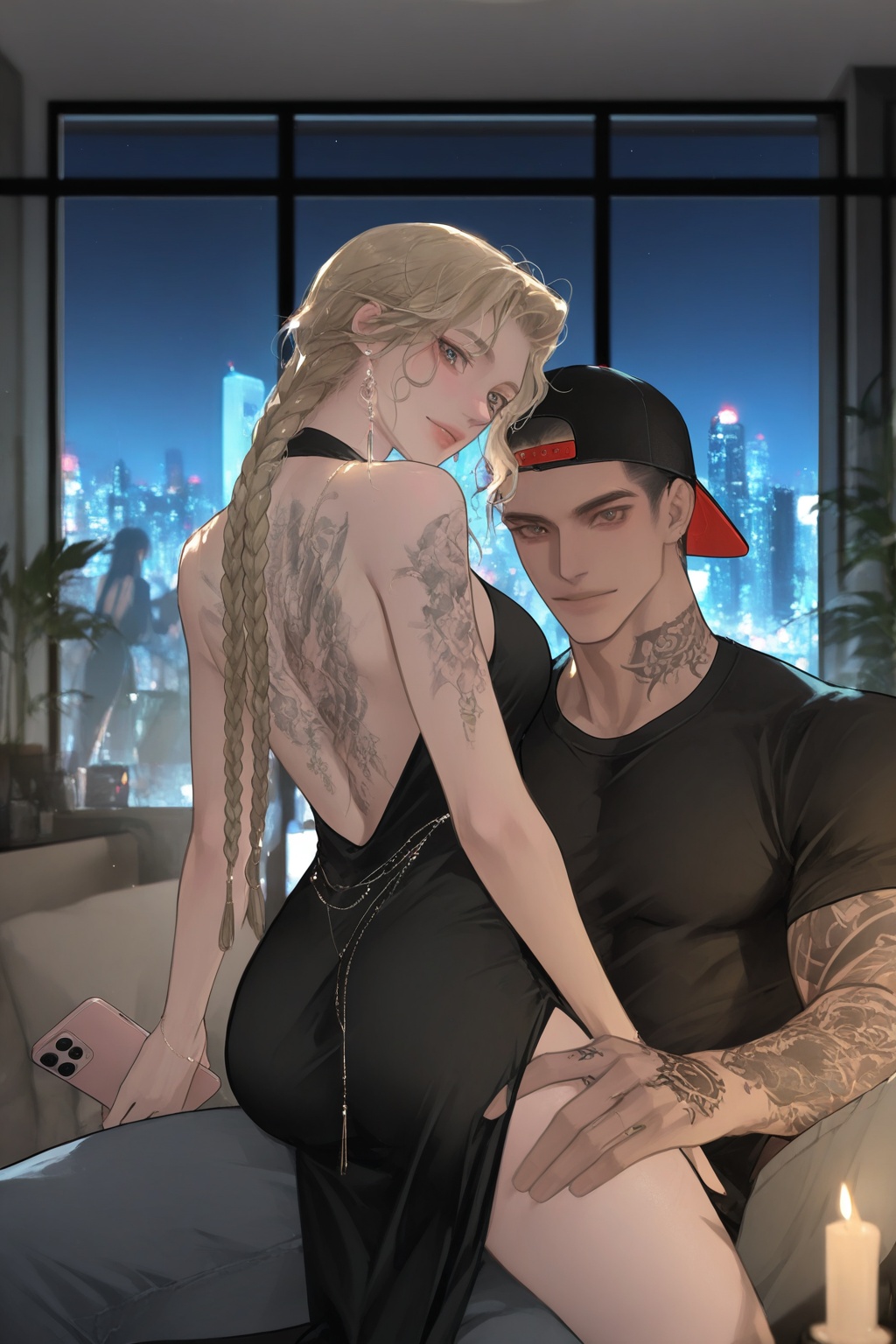 l0bby,  1girl,  tattoo on Tensor.Art