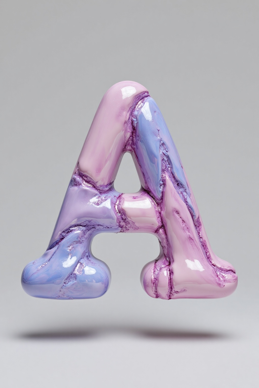 beijihui,3D letter "A",floating in the air,