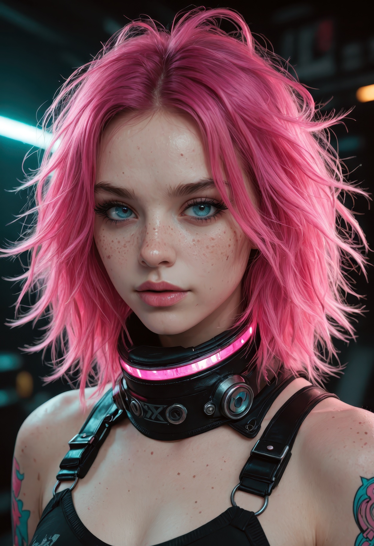 masterpiece,  best quality,  cyberpunk aesthetic on Tensor.Art