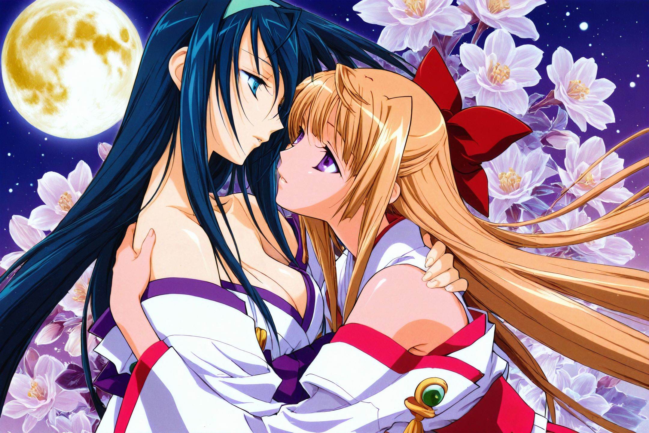 Kannazuki no Miko Style,  Himemiya Chikane,  Kurusugawa Himeko on Tensor.Art