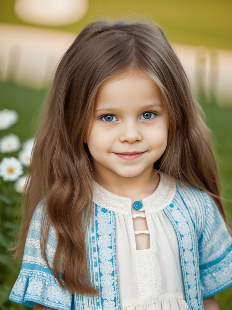 little toddler girl,  4 years old,  flat chest on Tensor.Art