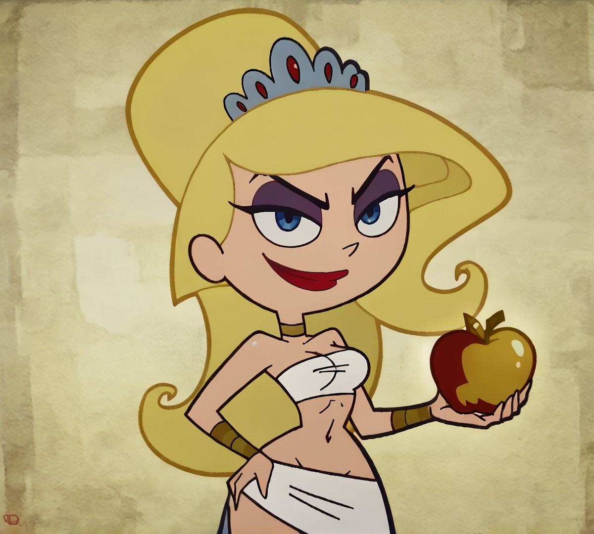 Eris,  blonde hair,  blue eyes on Tensor.Art