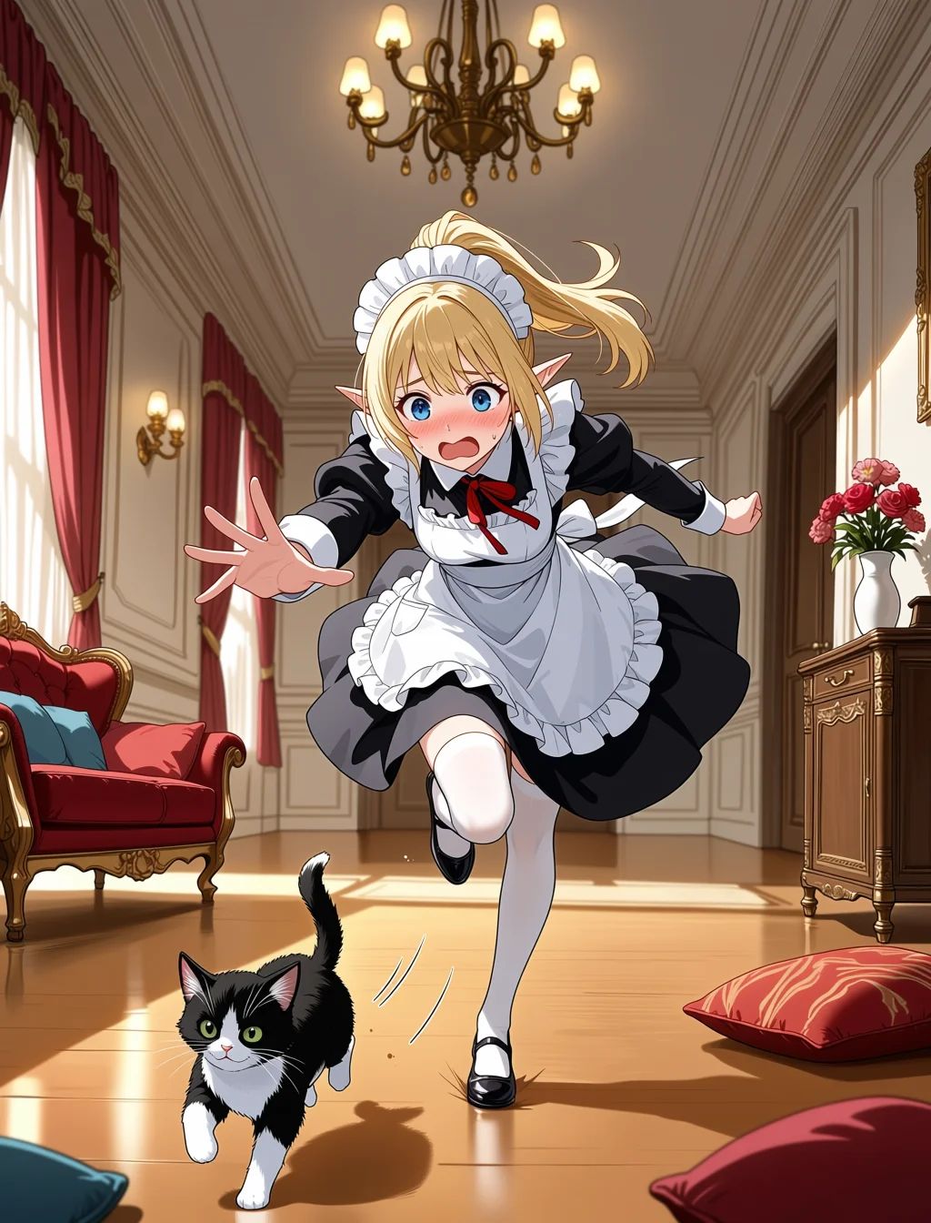 masterpiece,  dynamic scene,  lively comedic atmosphere on Tensor.Art
