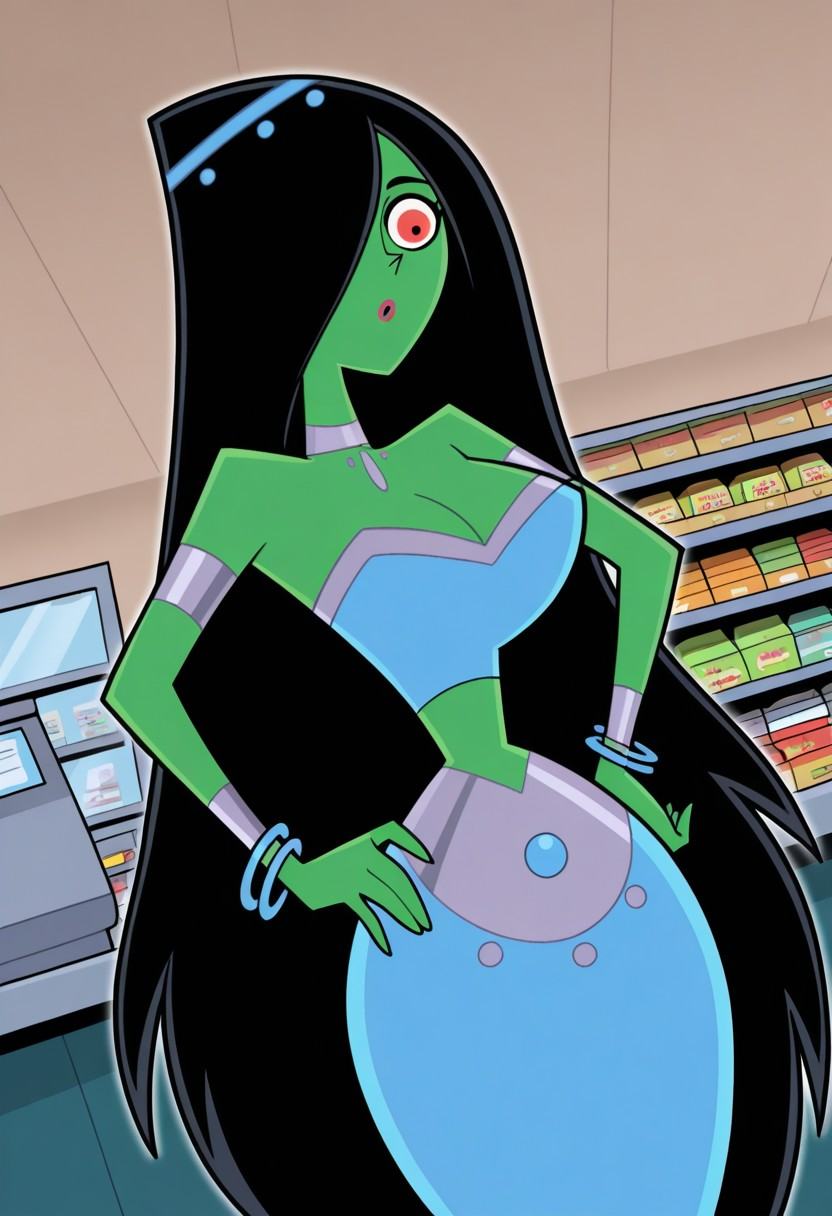 indoors,  grocery store,  cash register on Tensor.Art