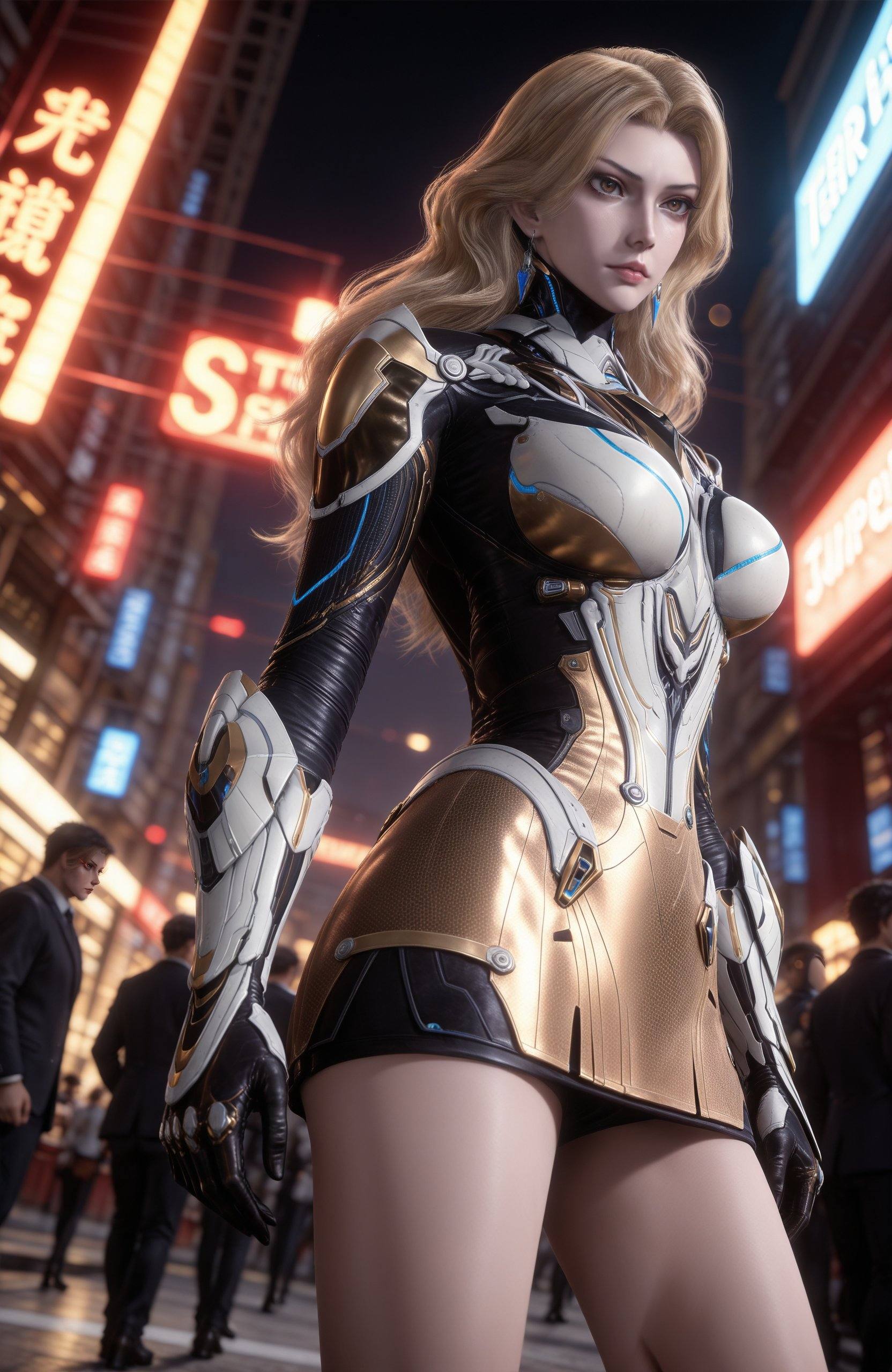 1girl,  blonde hair,  long hair by 天海TianHai on Tensor.Art