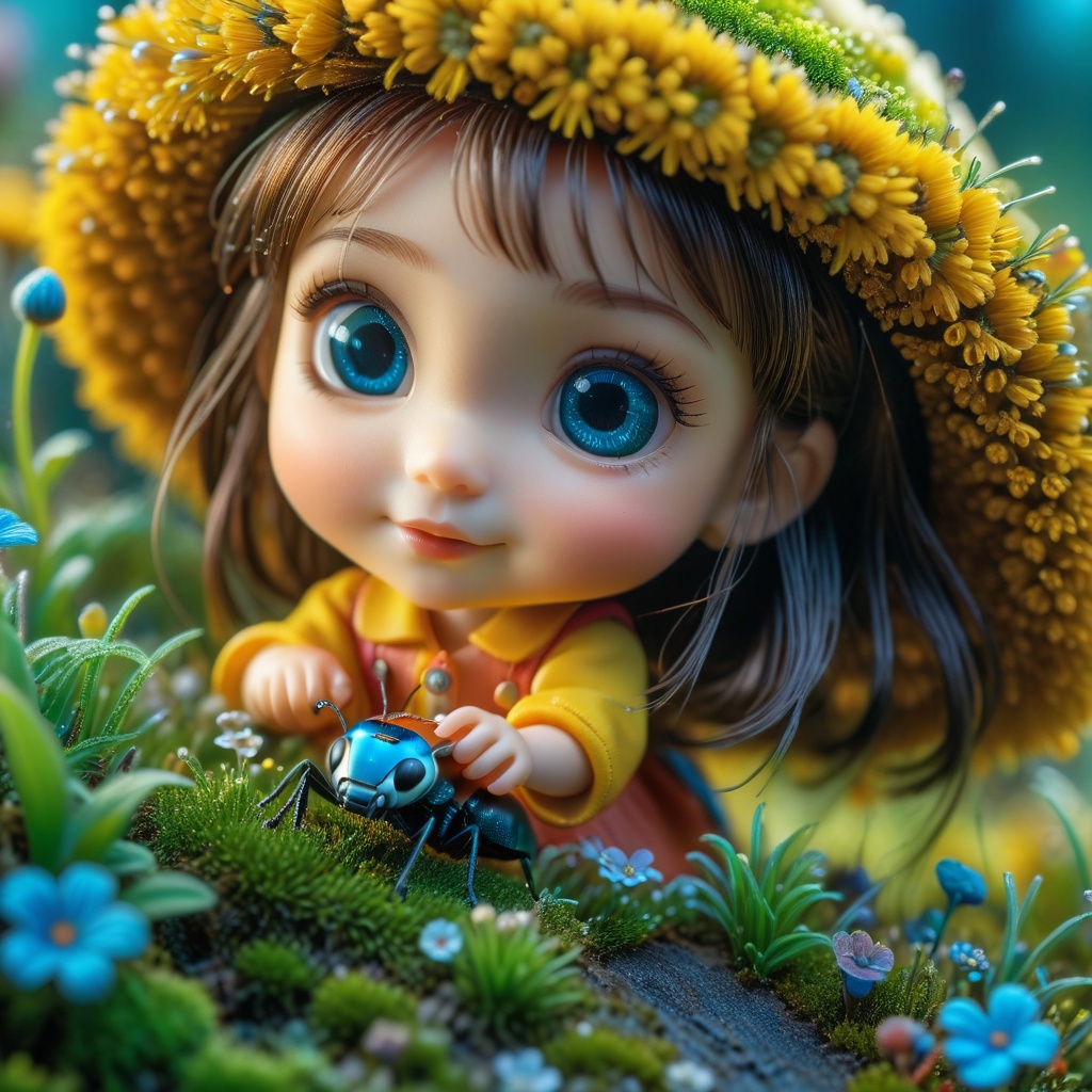 Best quality,masterpiece,ultra high res,highly detailed,8k,HD,extremely beautiful,micro world,1girl,