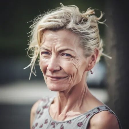 1girl,  blond,  wrinkles on Tensor.Art