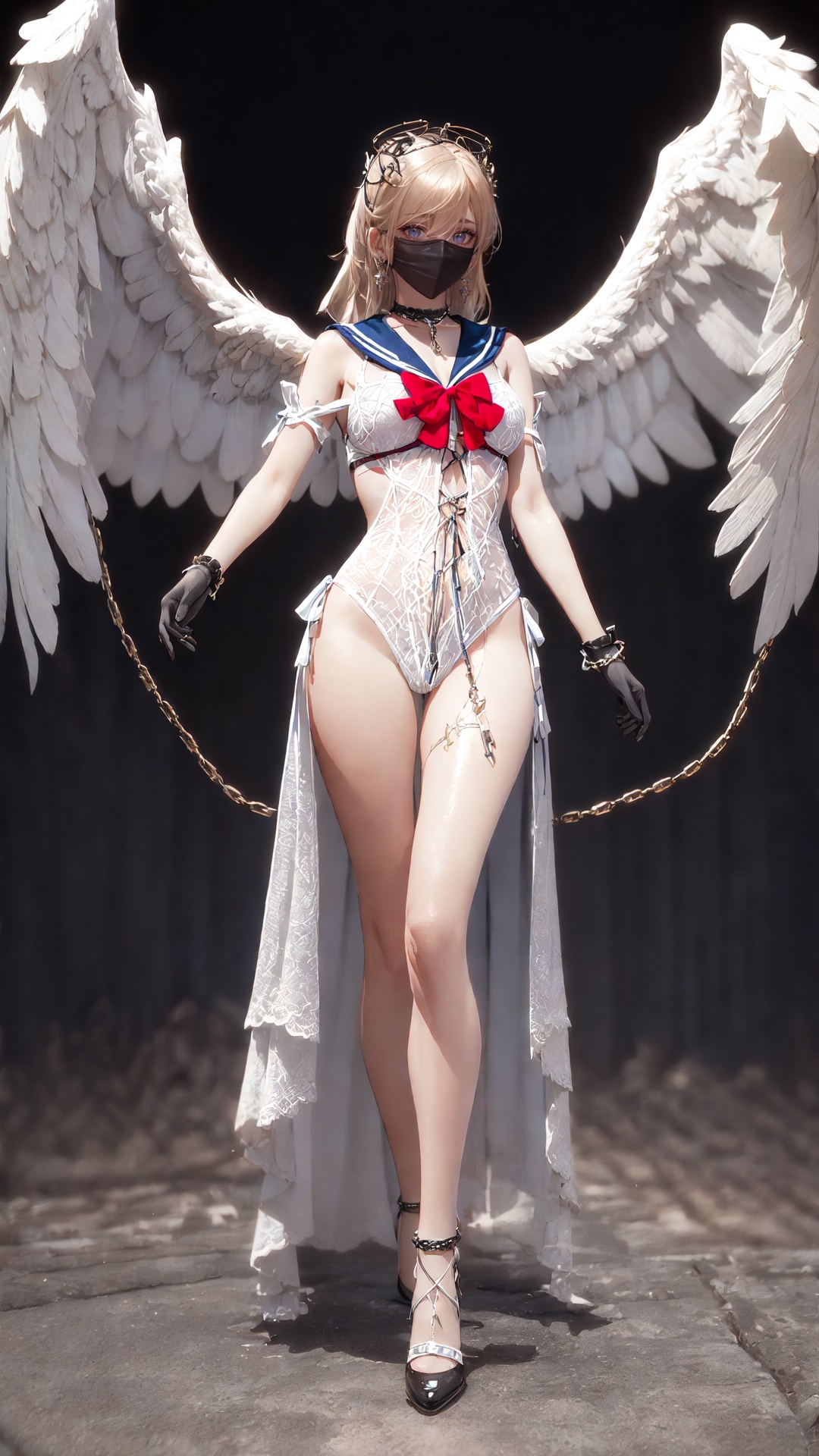 tutututu,  underwear,  blue sailor collar by 天选打工人赵图图 on Tensor.Art