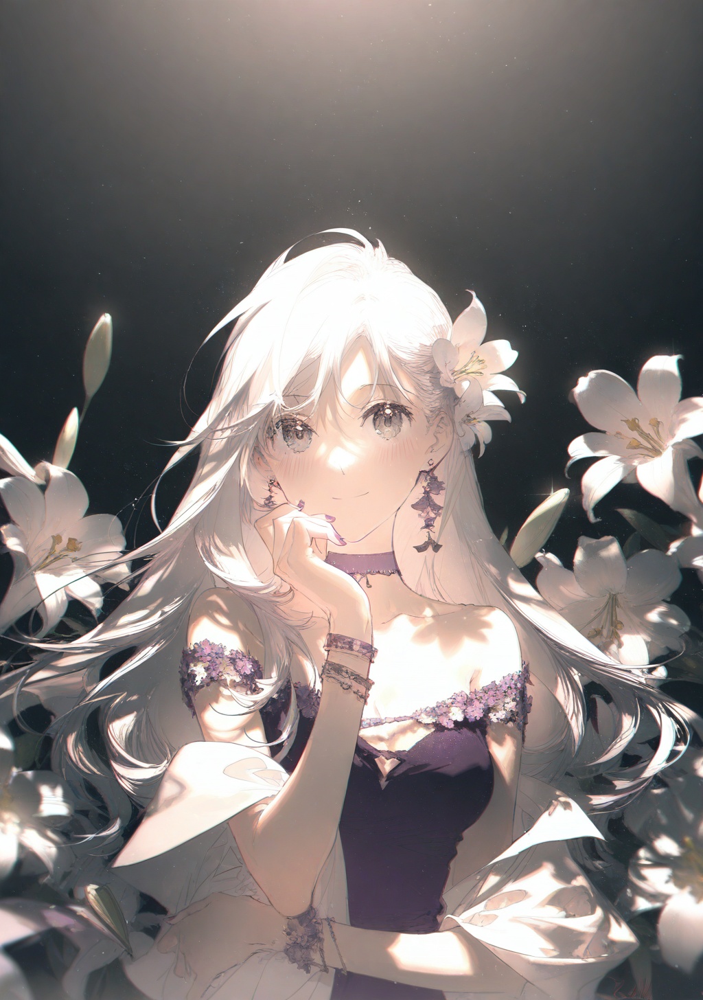 rella,  1girl,  flower on Tensor.Art