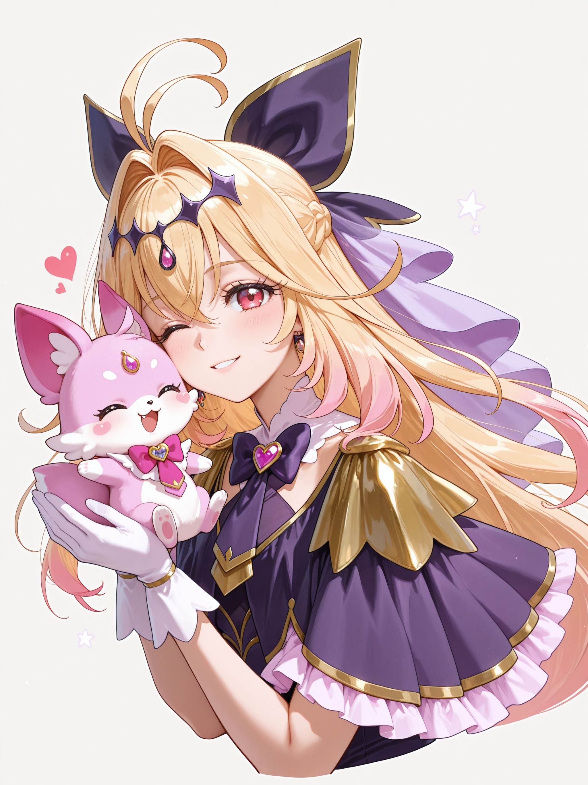 Moria Ruruka,  1girl,  blonde hair on Tensor.Art