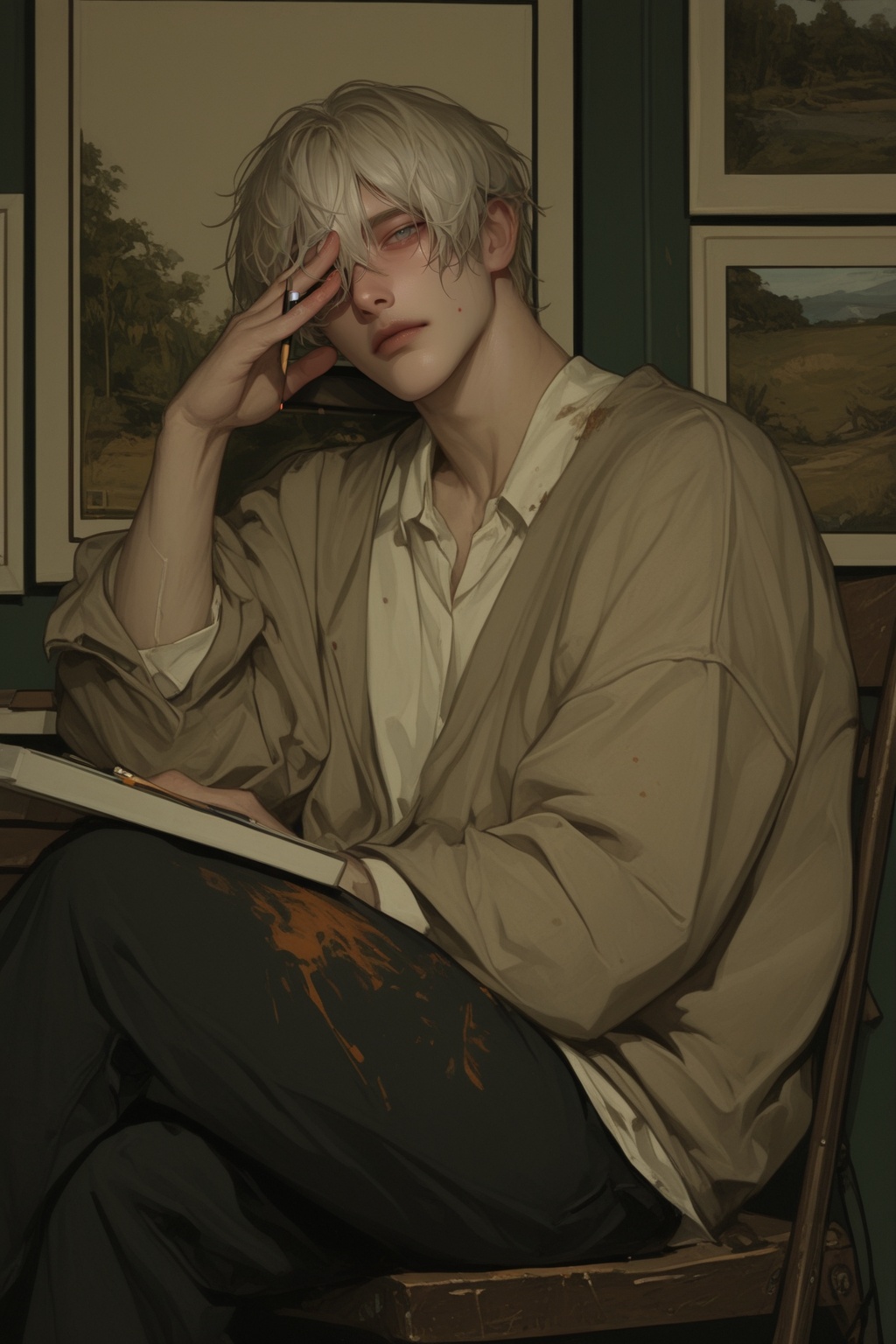 1man,  masculine,  20 years man on Tensor.Art