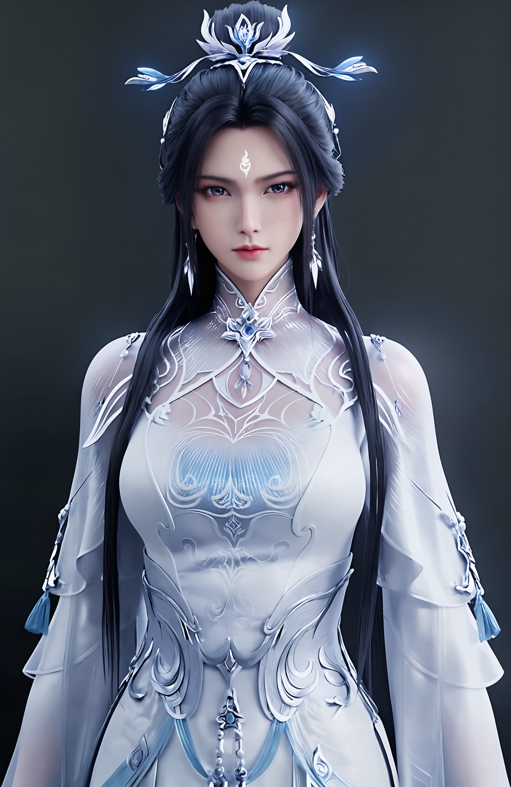 1girl,  long hair,  black hair by 漫 on Tensor.Art