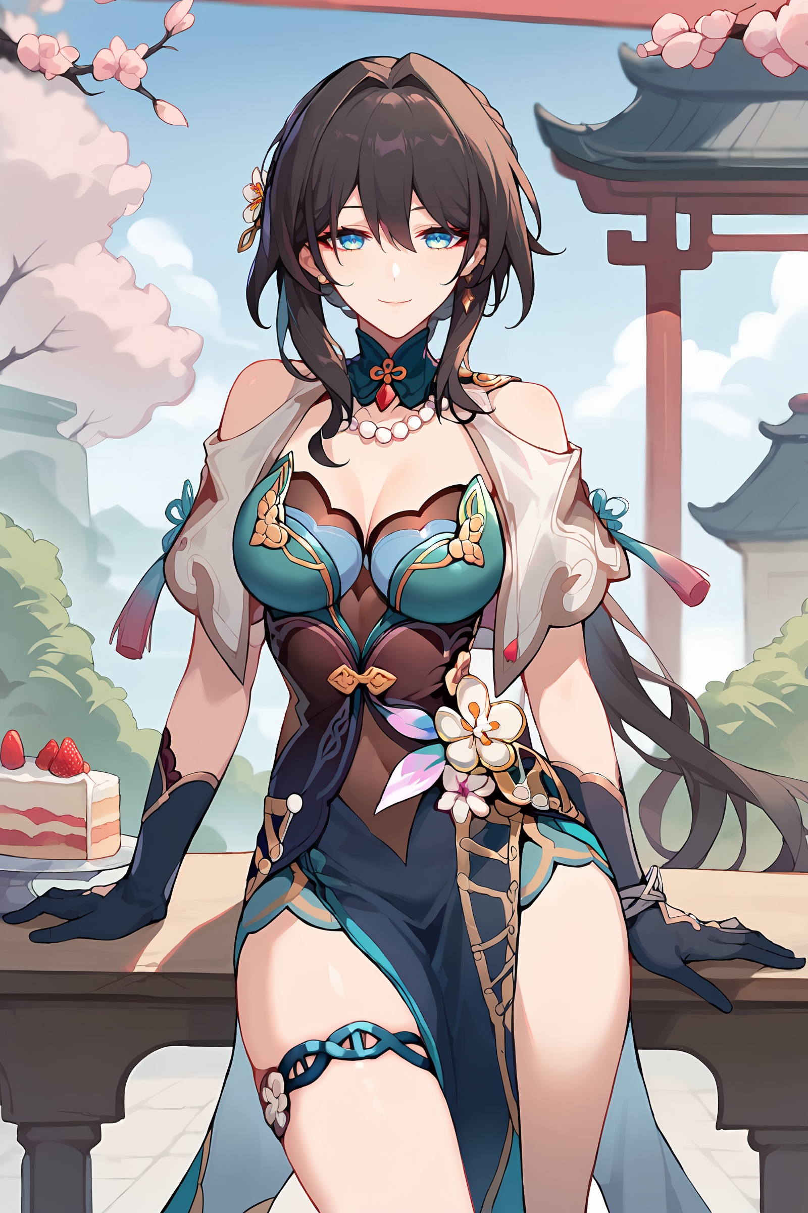 1girl,  ruan mei \(honkai: star rail\),  solo on Tensor.Art