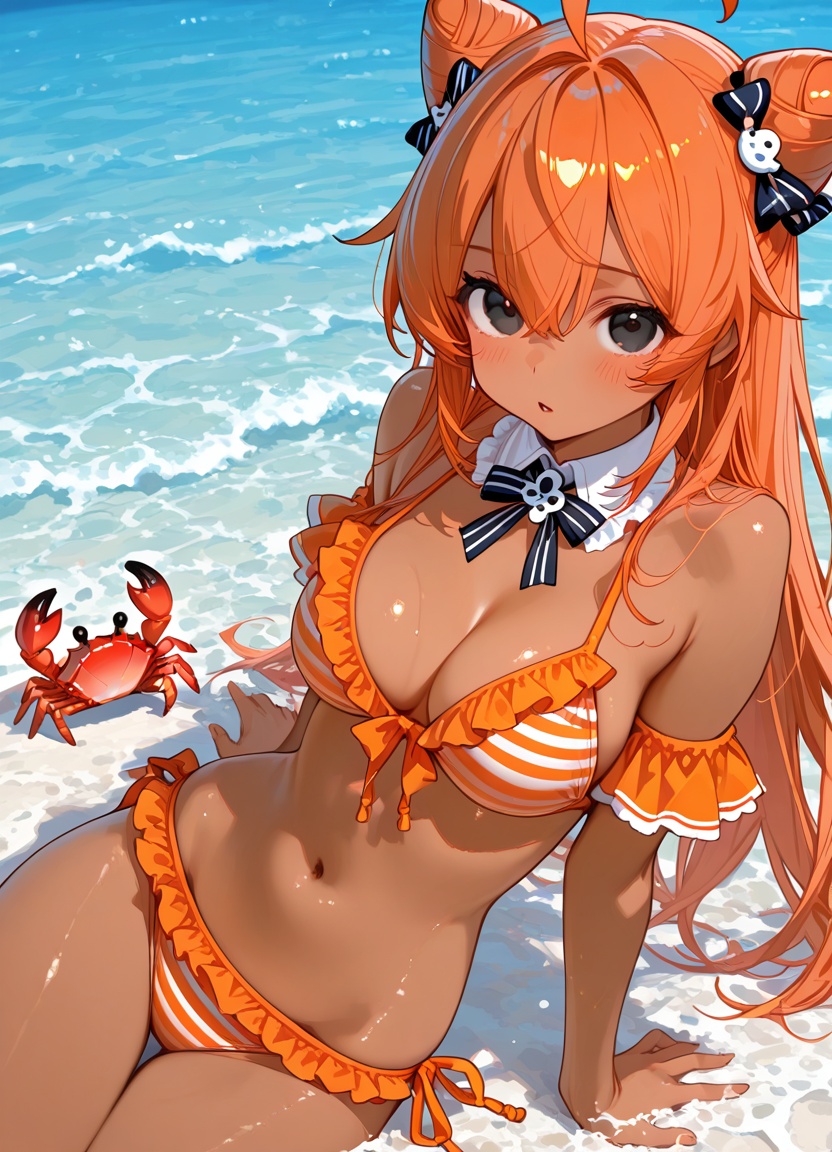 1girl,  swimsuit,  breasts on Tensor.Art