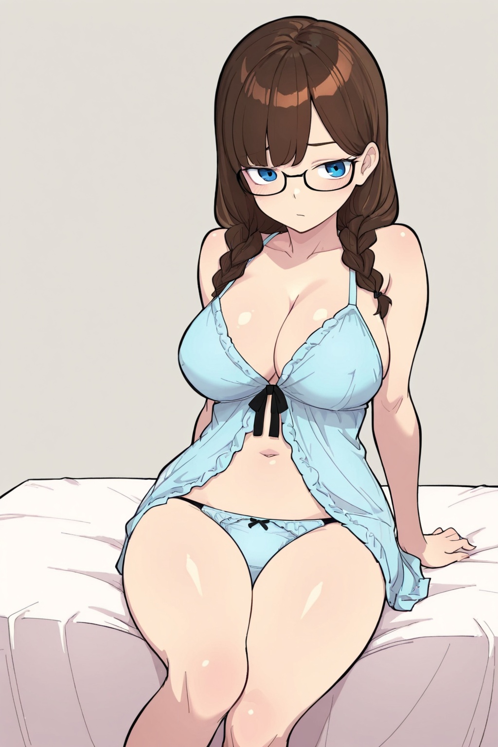 1girl,  solo,  ishii \(wakabatei\) on Tensor.Art