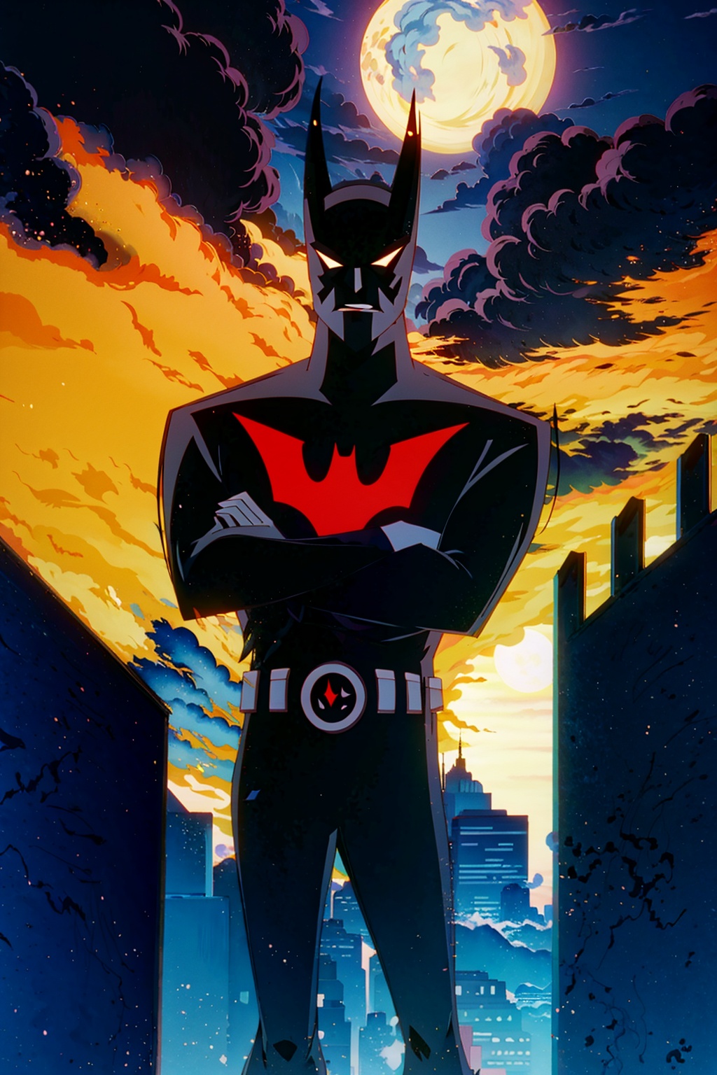 Batman-Beyond,  male focus ,  standing on Tensor.Art