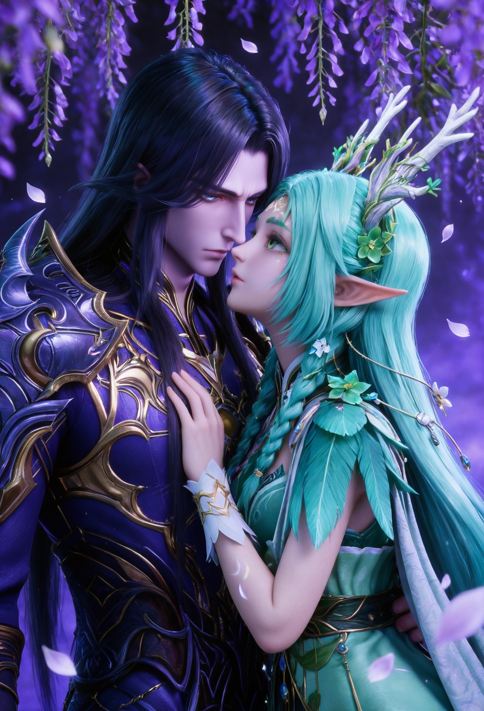 1girl,  elf,  long hair by 天海TianHai on Tensor.Art