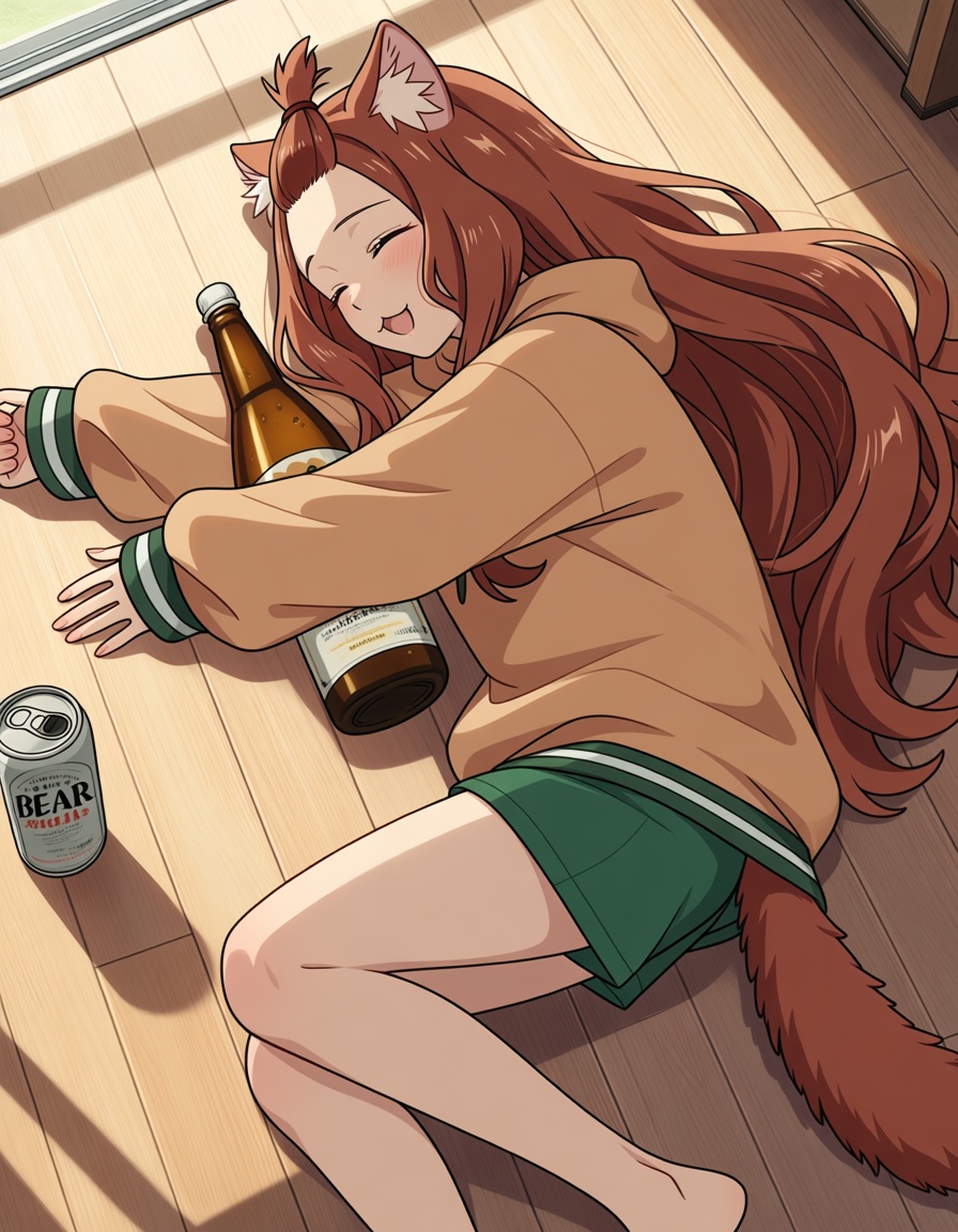 aruko sakai (yani neko),  long hair,  brown hair on Tensor.Art