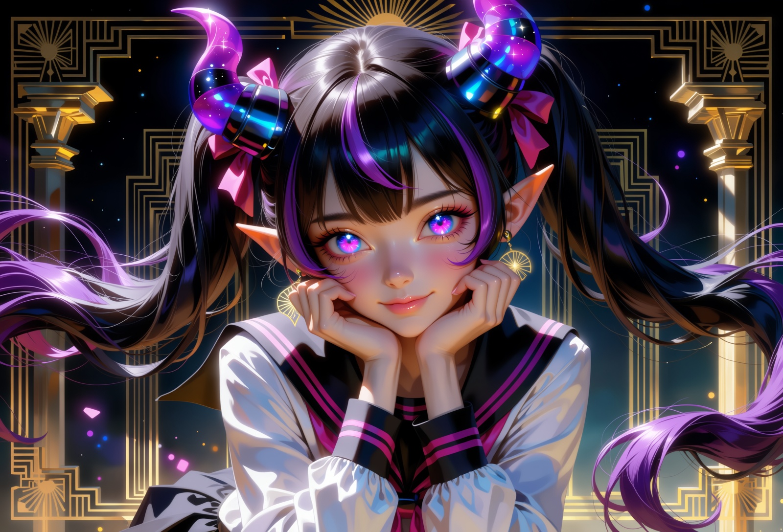 1girl,  solo,  long hair on Tensor.Art