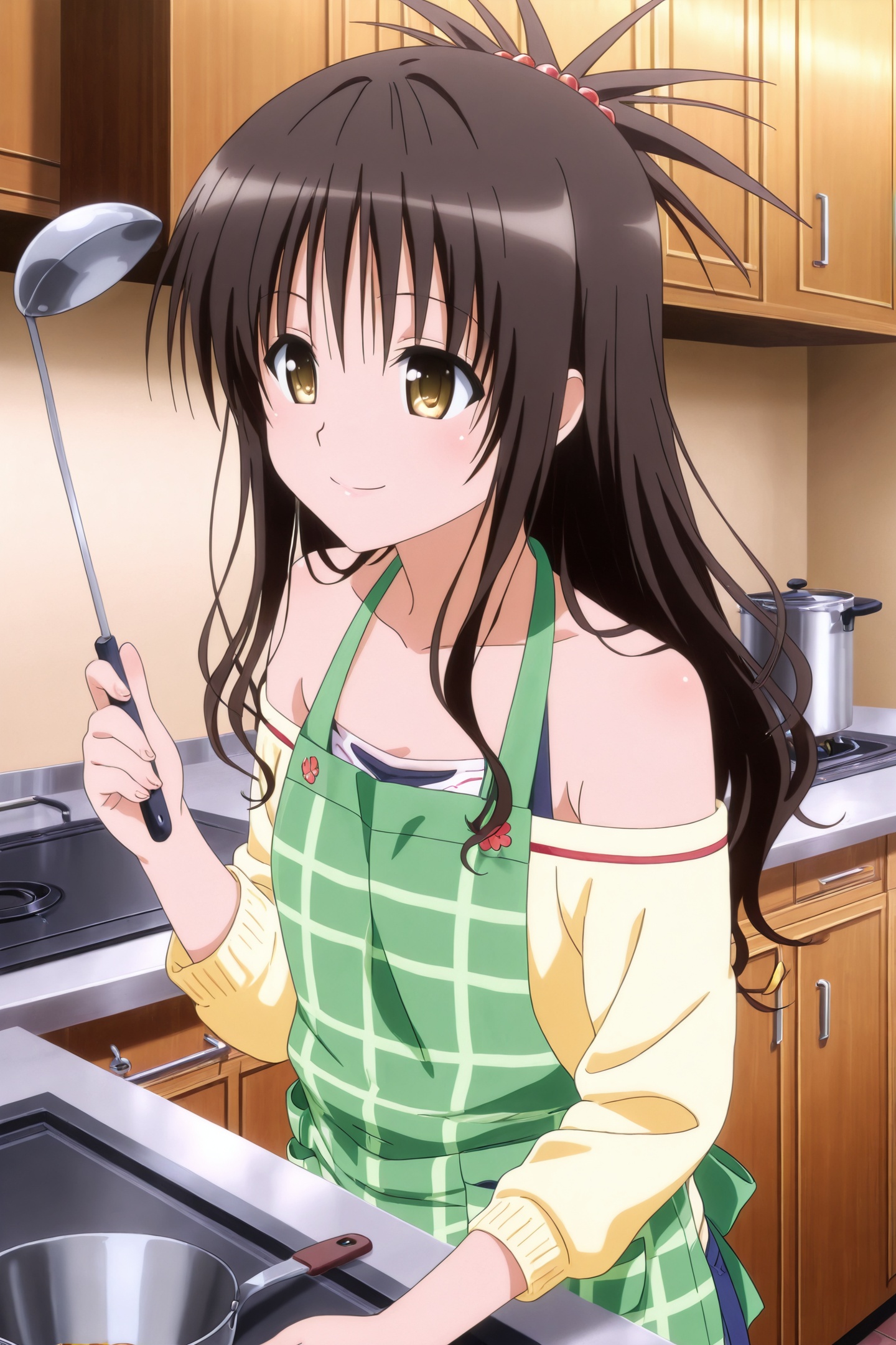 Anime Style,  1girl,  apron on Tensor.Art