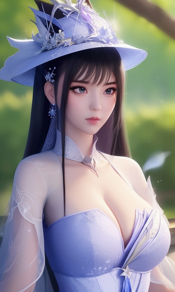 (,1girl, ,best quality, ),looking at viewer, <lora:431-DA-逆天邪神-楚月婵:0.8> ,,ultra detailed background,ultra detailed background,ultra realistic 8k cg,, ,masterpiece, (( , )),ultra realistic 8k cg, ,    ,cleavage,,spirit blossom ahri,,(cleavage), (), 