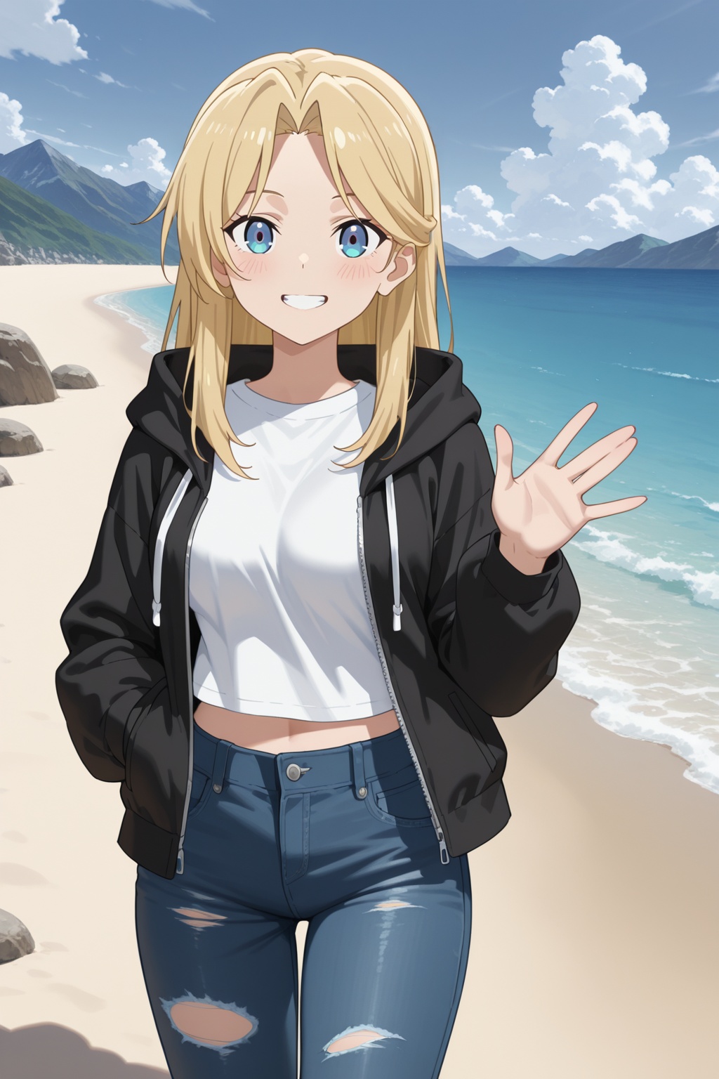 WaterMagician,  1girl,  outdoors on Tensor.Art