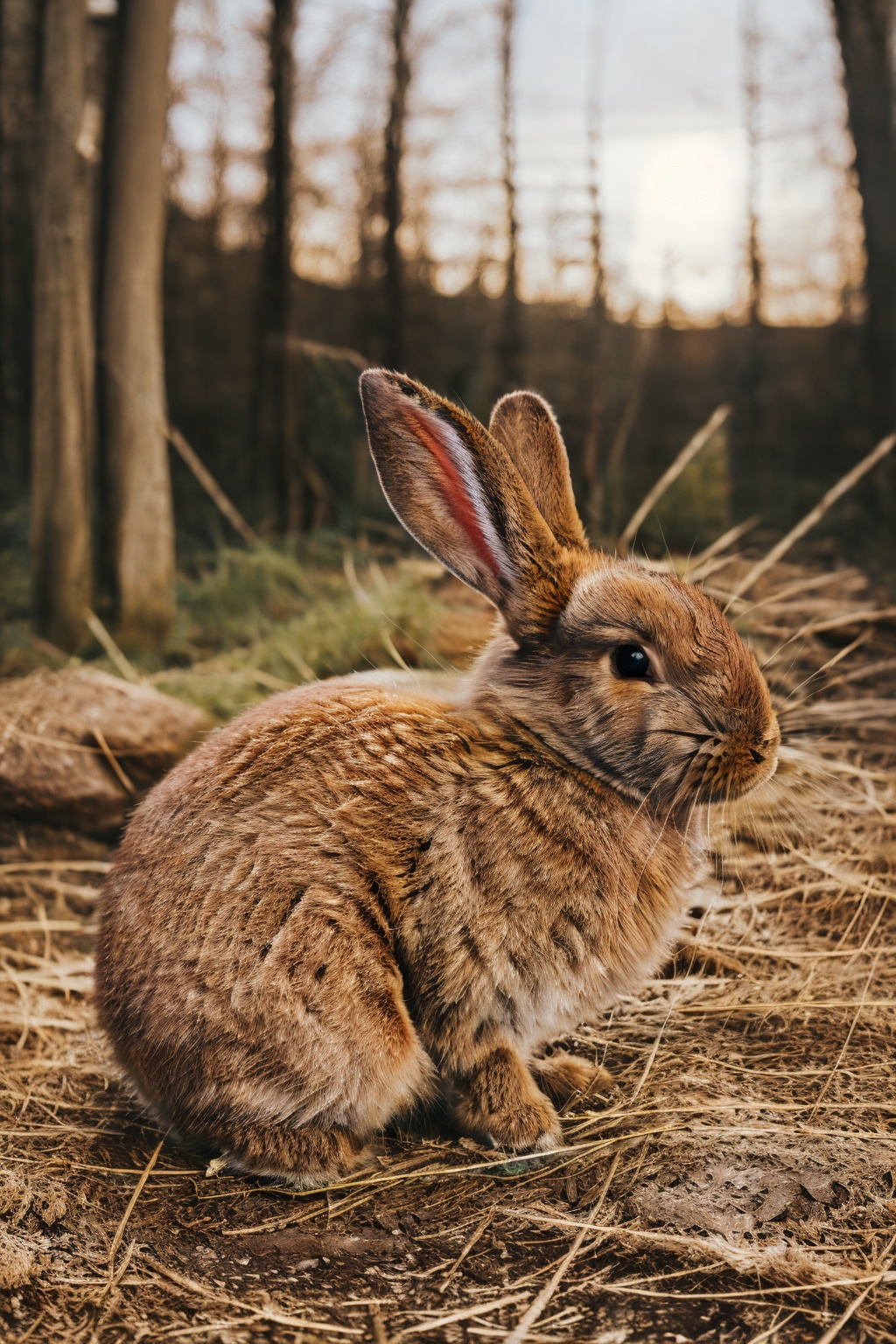 <lora:tutututu_20240119010100-000008:0.8>,brown rabbits,soft light,Three rabbits,lined up,tutututu,animal portrait,close-up,furry,long ears,masterpiece,best quality,