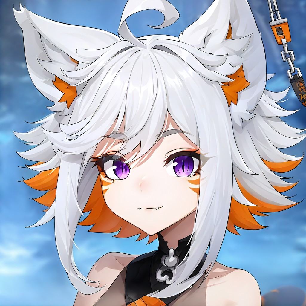 demenishki,  1girl,  red panda ears on Tensor.Art
