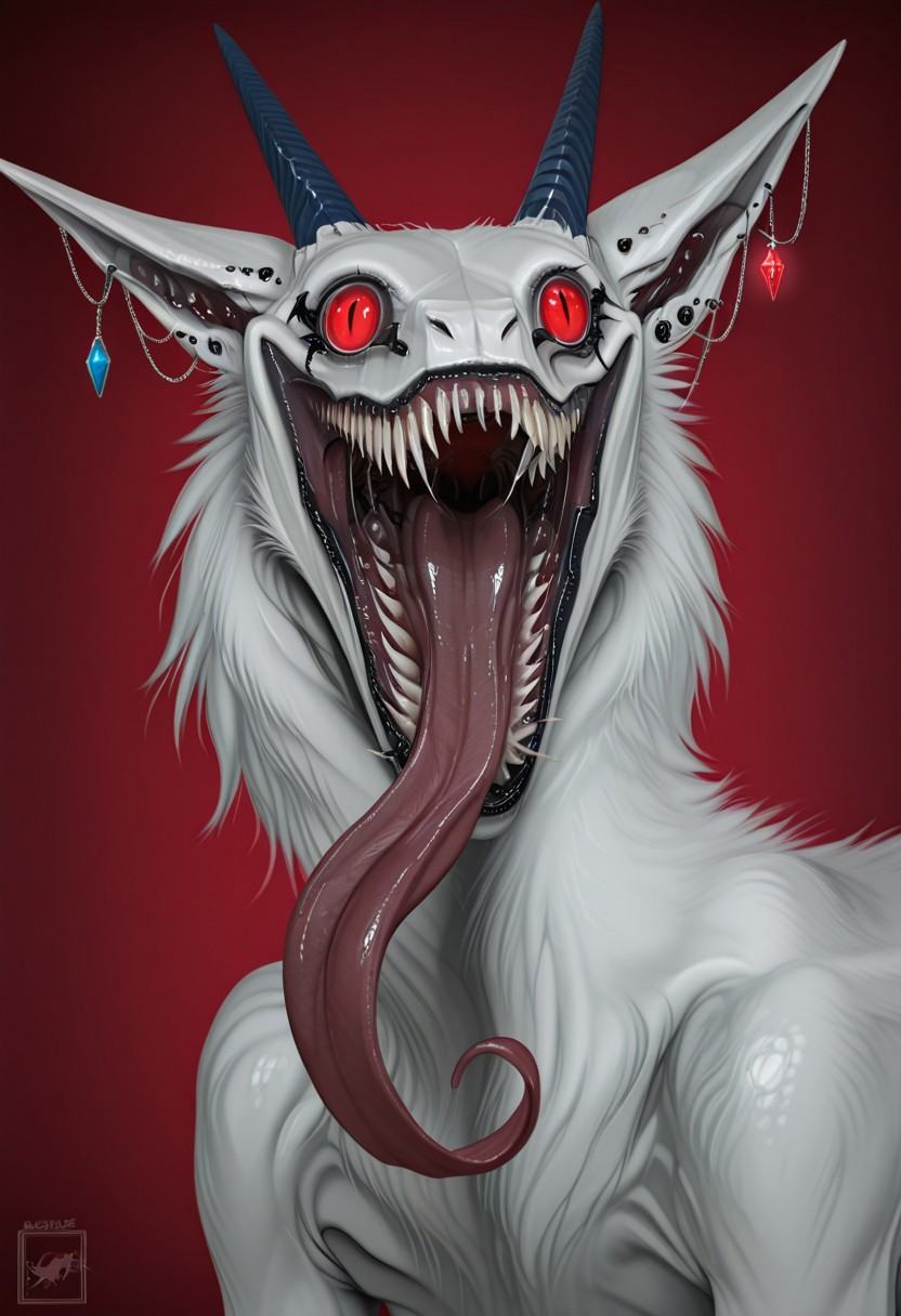 Synx,  solo,  open mouth on Tensor.Art