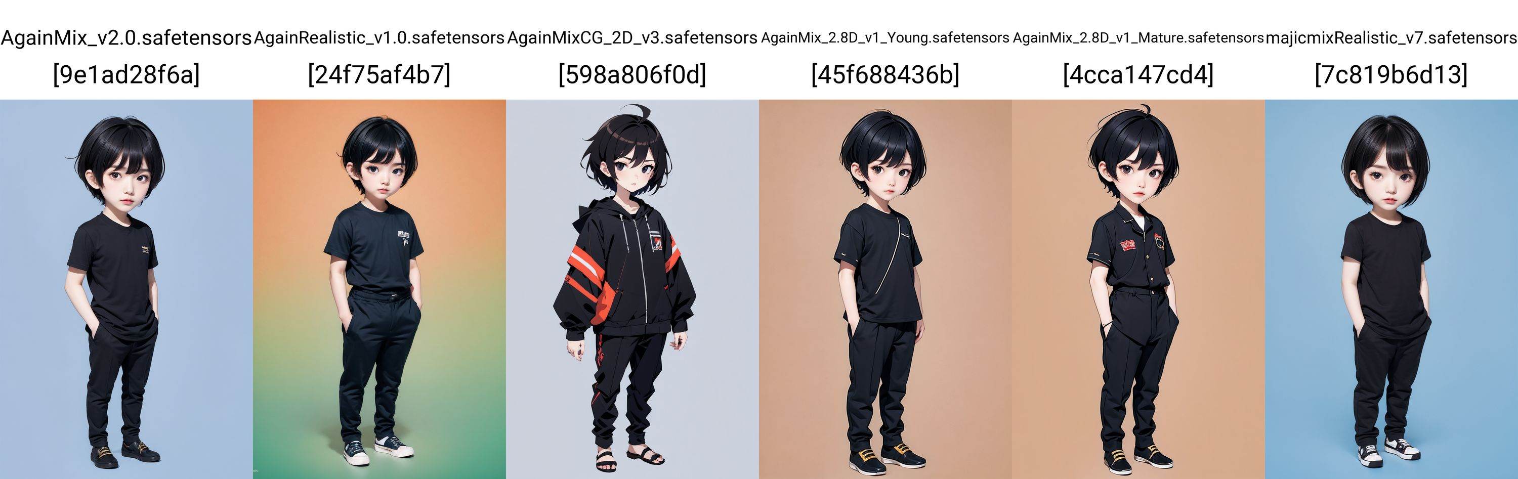 <lora:AgainChibiLora_v1:1>,1man, solo, (short hair:1.2), black eyes, looking at viewer, pants, full body,