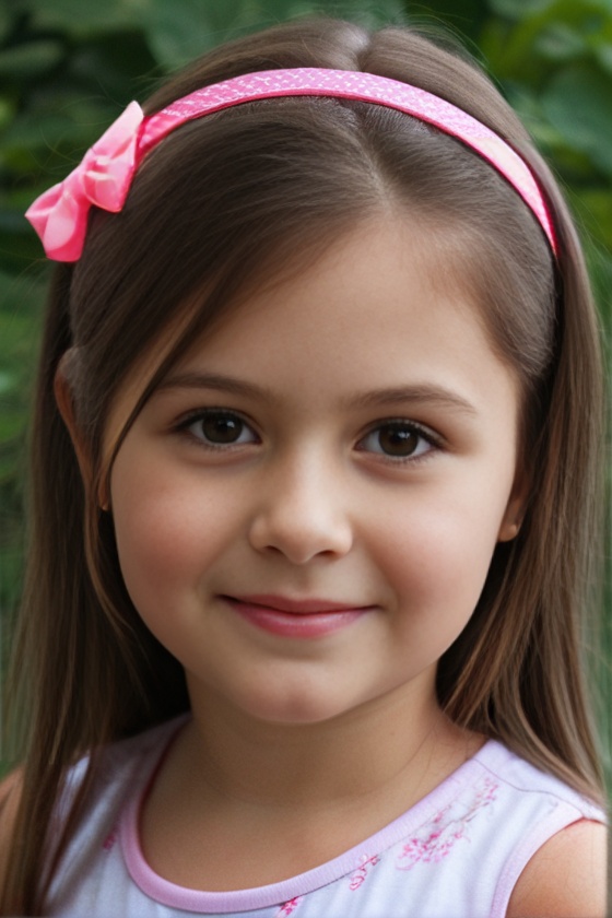 Little 7 years old girl,  BarbieDW,  cute face on Tensor.Art
