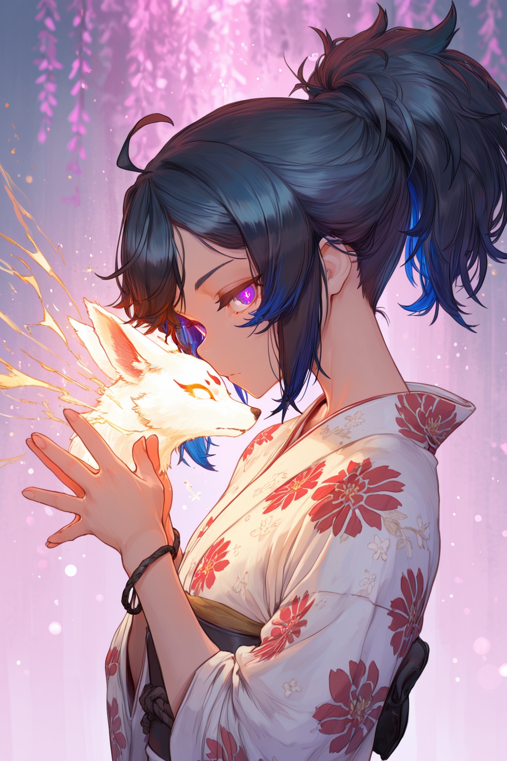 cutesexy0obutts,  1girl,  dark blue hair on Tensor.Art