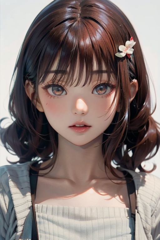 zhangyuanying,1girl,face,curly hair,red hair,white background,<lora:zhangyuanying_FGXY:0.8>,