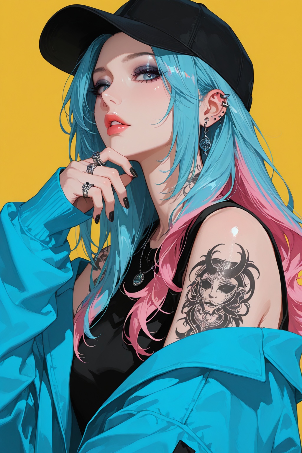 1girl,  solo,  long hair on Tensor.Art
