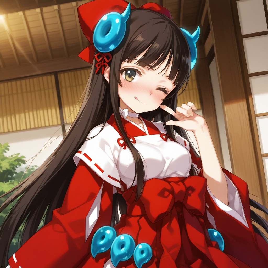 solo,  medium breasts,  very long hair on Tensor.Art