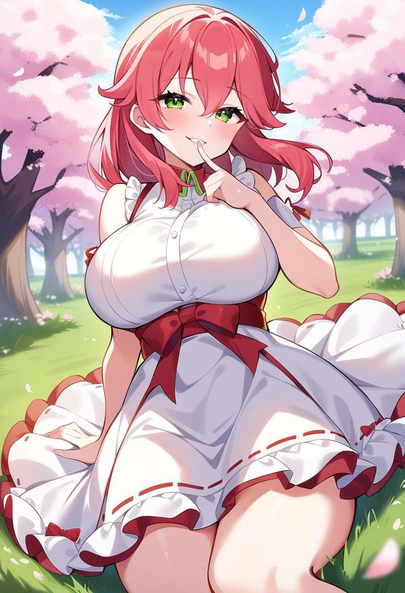 1girl,  sakura miko,  short hair on Tensor.Art