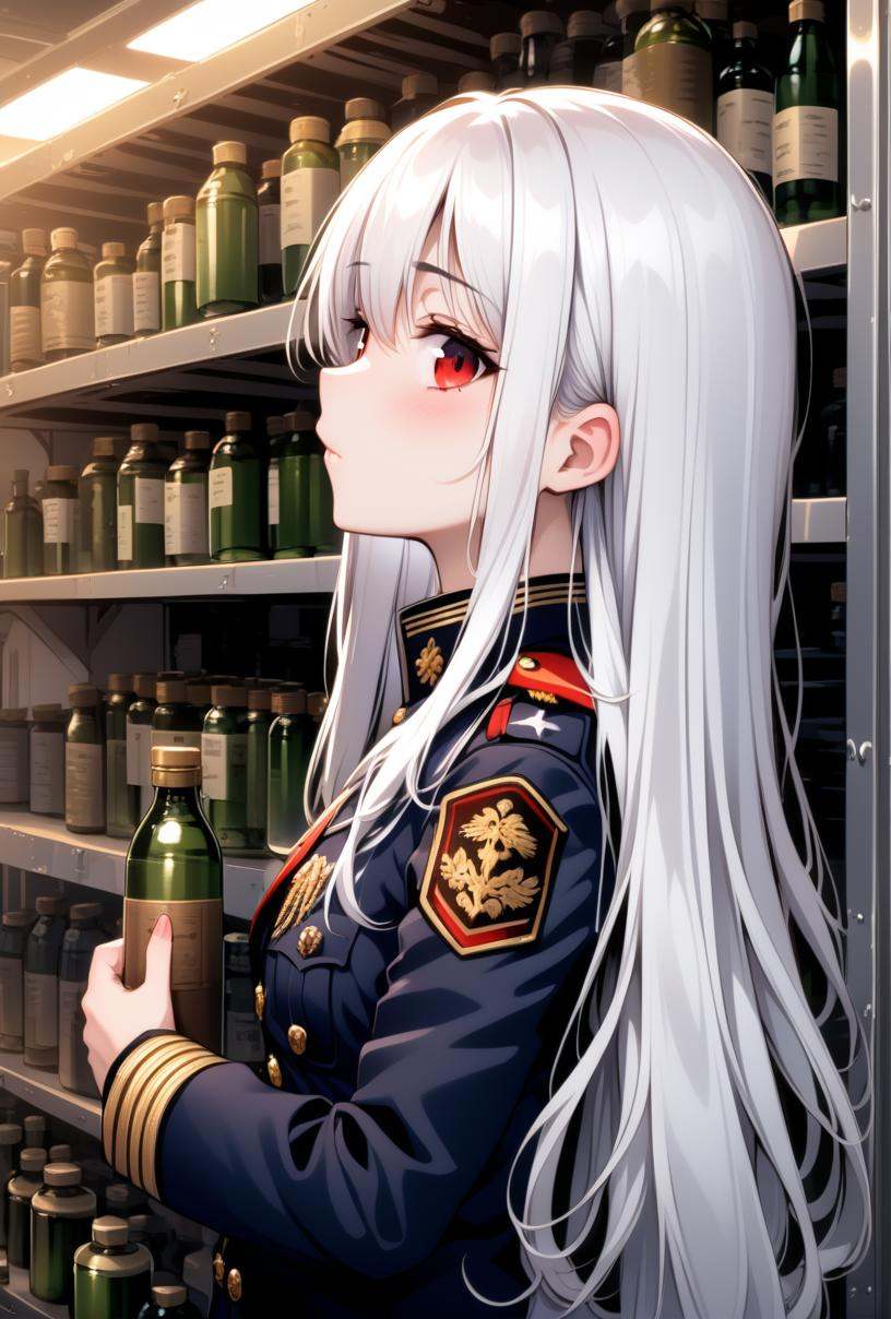 1girl,  from side,  long hair on Tensor.Art