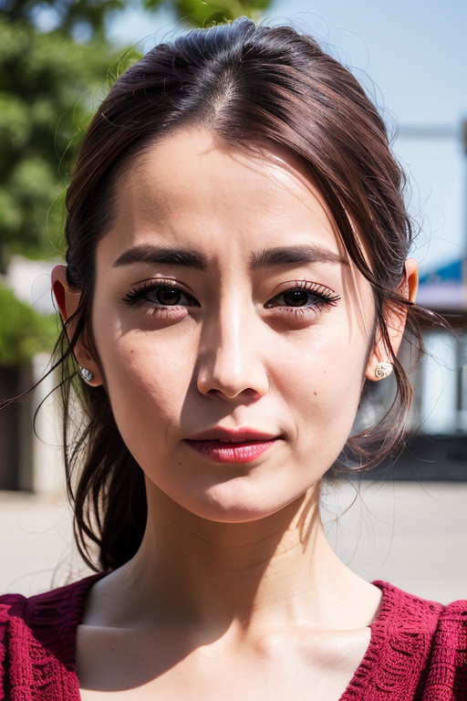 マスターチーフ PHOTOREALISTIC REALISTIC,masterpiece,best quality,highres,ultra detailed,8k,1woman,portrait,looking at viewer,closed mouth,day,outdoors,<lora:dilirebaAlexnsfw80:0.6>