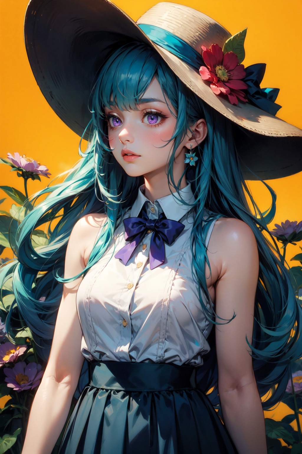 1girl,  solo,  long hair on Tensor.Art