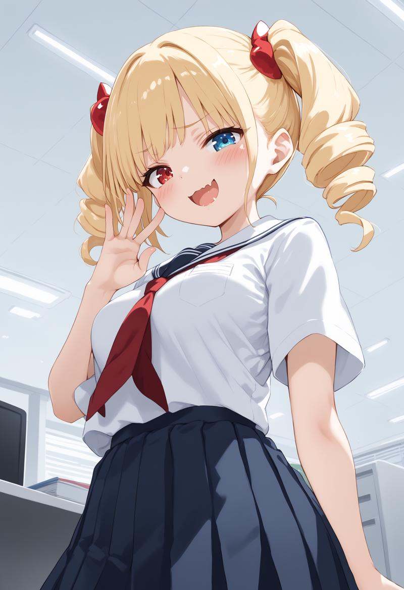 1girl,  medium breasts,  school uniform on Tensor.Art