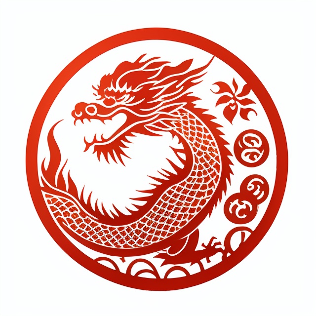 dragon pattern,flat,white background,round image,<lora:lbc_Dragon_pattern:1>,