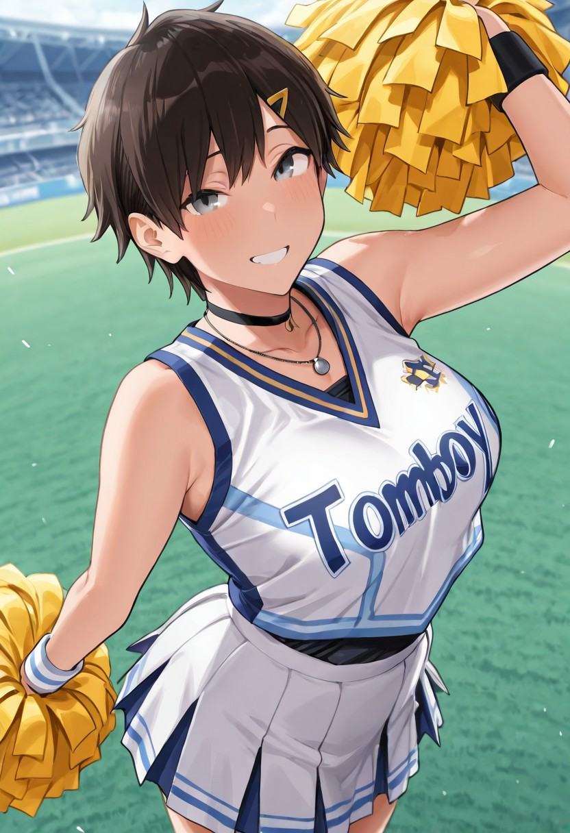 Natsumi,  tomboy,  short hair on Tensor.Art