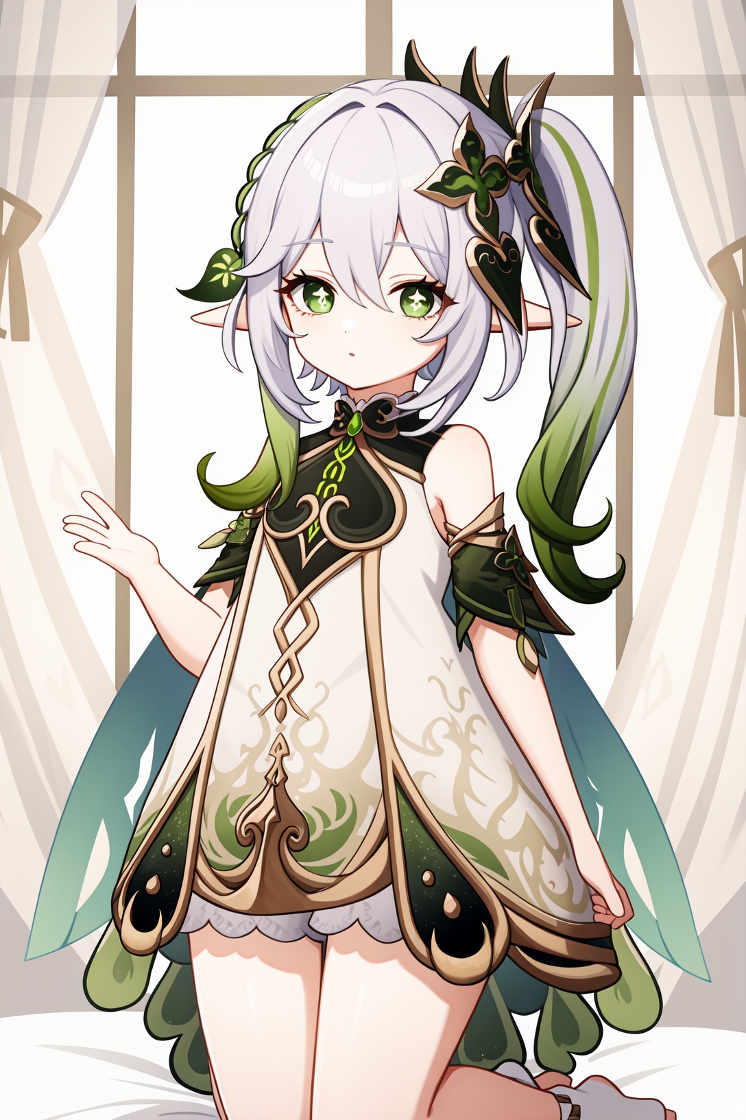 a girl named nahida,  nahida,  pointy ears by 薇塔Vita on Tensor.Art