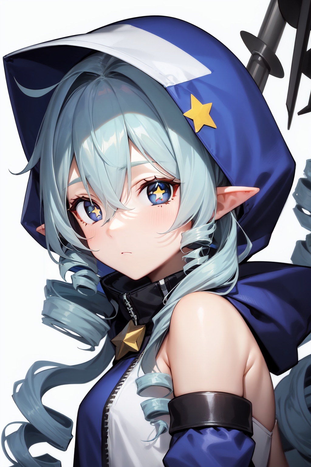 1girl,  ,  bare shoulders on Tensor.Art