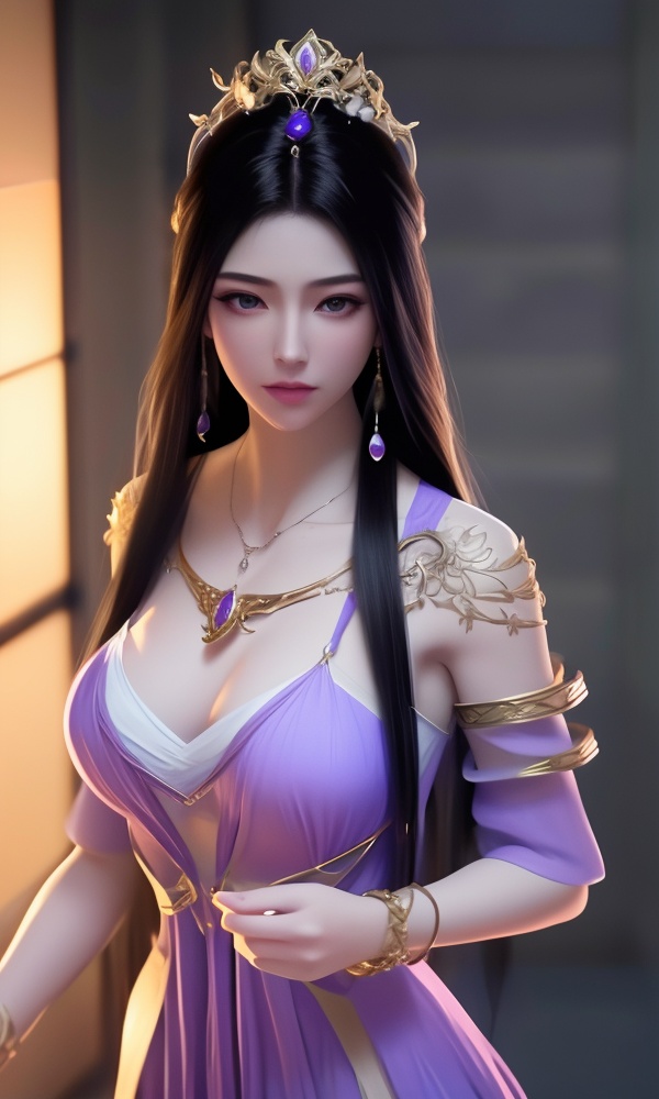 (,1girl, ,best quality, ),looking at viewer, <lora:395-DA-凡人修仙传-紫灵:0.8> ,ultra detailed background,ultra detailed background,ultra realistic 8k cg,, ,masterpiece,((((1girl, solo,  , solo focus, ,walking on liquid, ))))    (()), (), ,ultra realistic 8k cg, flawless, clean, masterpiece, professional artwork, famous artwork, cinematic lighting, cinematic bloom, , (( , )),, dreamlike, unreal, science fiction, luxury, jewelry, diamond, gold, pearl, gem, sapphire, ruby, emerald, intricate detail, delicate pattern, charming, alluring, seductive, erotic, enchanting, hair ornament, necklace, earrings, bracelet, armlet,, , jewelry, necklace, solo, , , , hair_ornament, , earrings,large breasts,,  , ,