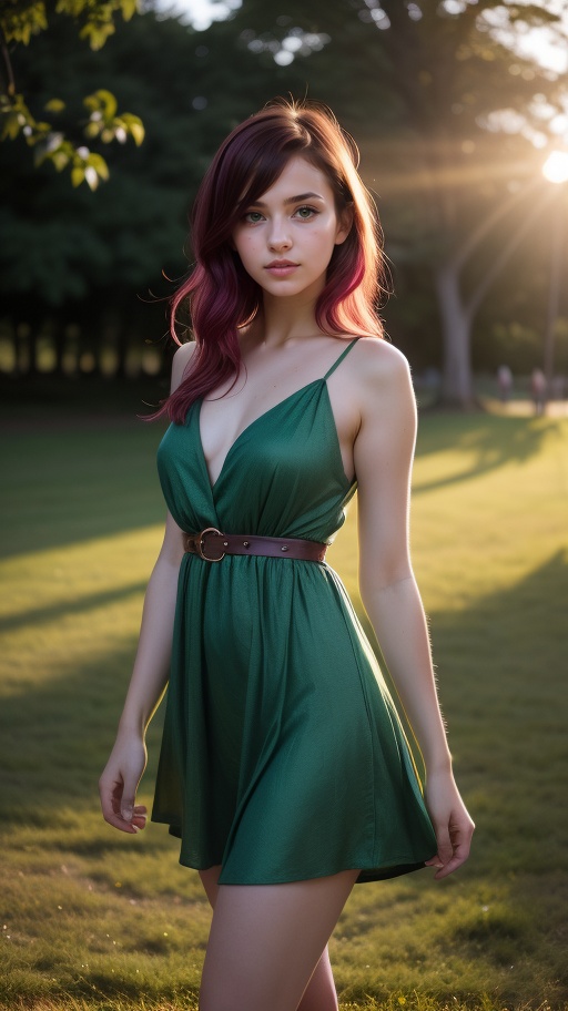 raw photo,  fashion photography of cute (1 young cute fantasy girl),  coloured hair on Tensor.Art